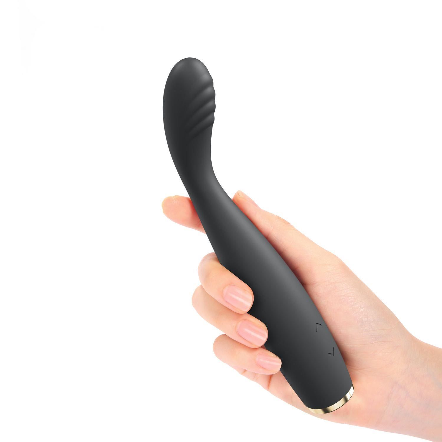 Вібратор для точки G Marc Dorcel G-SLIM, 19,1 см (чорний)