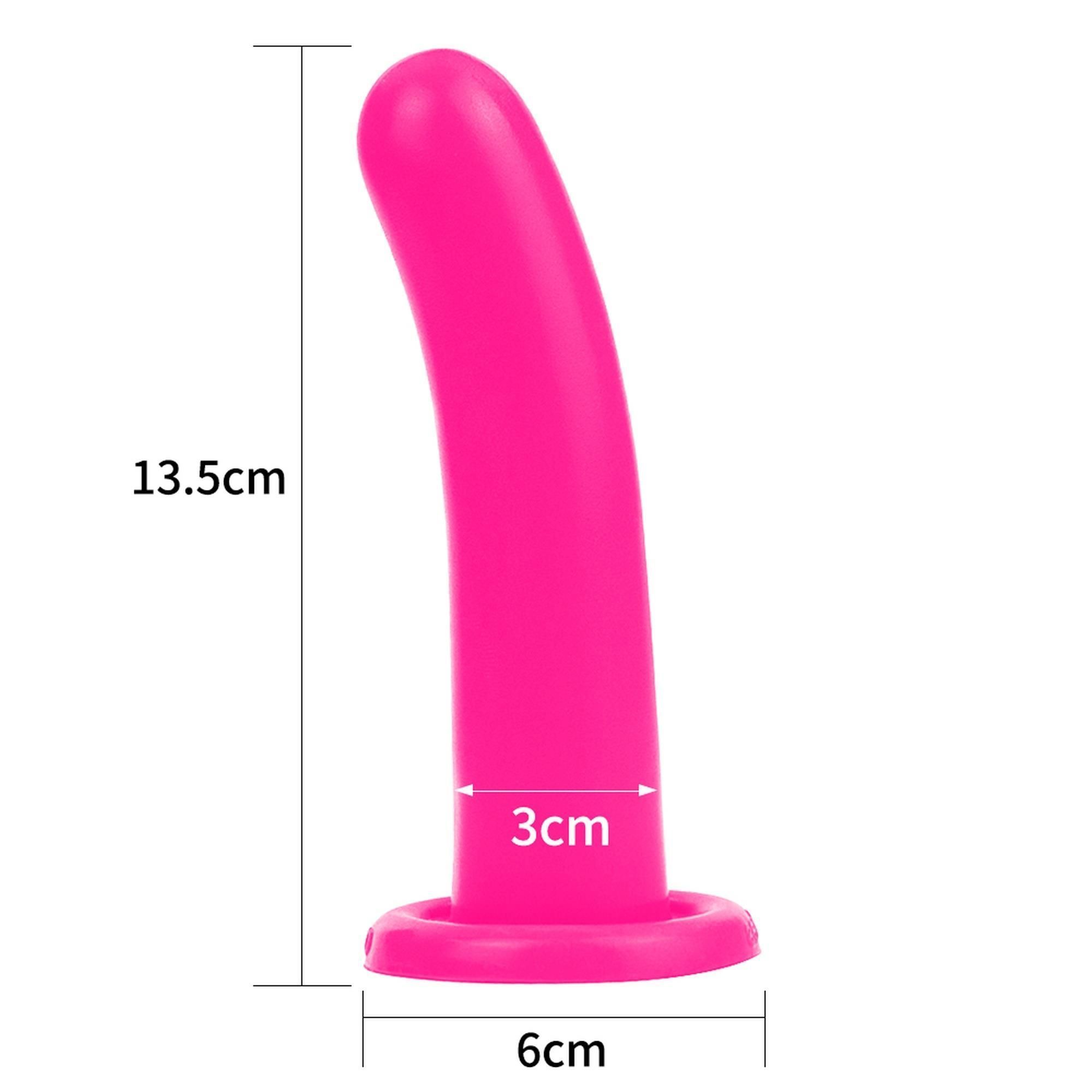 Фалоімітатор LoveToy Holy Dong Medium, 13.5 см (рожевий)