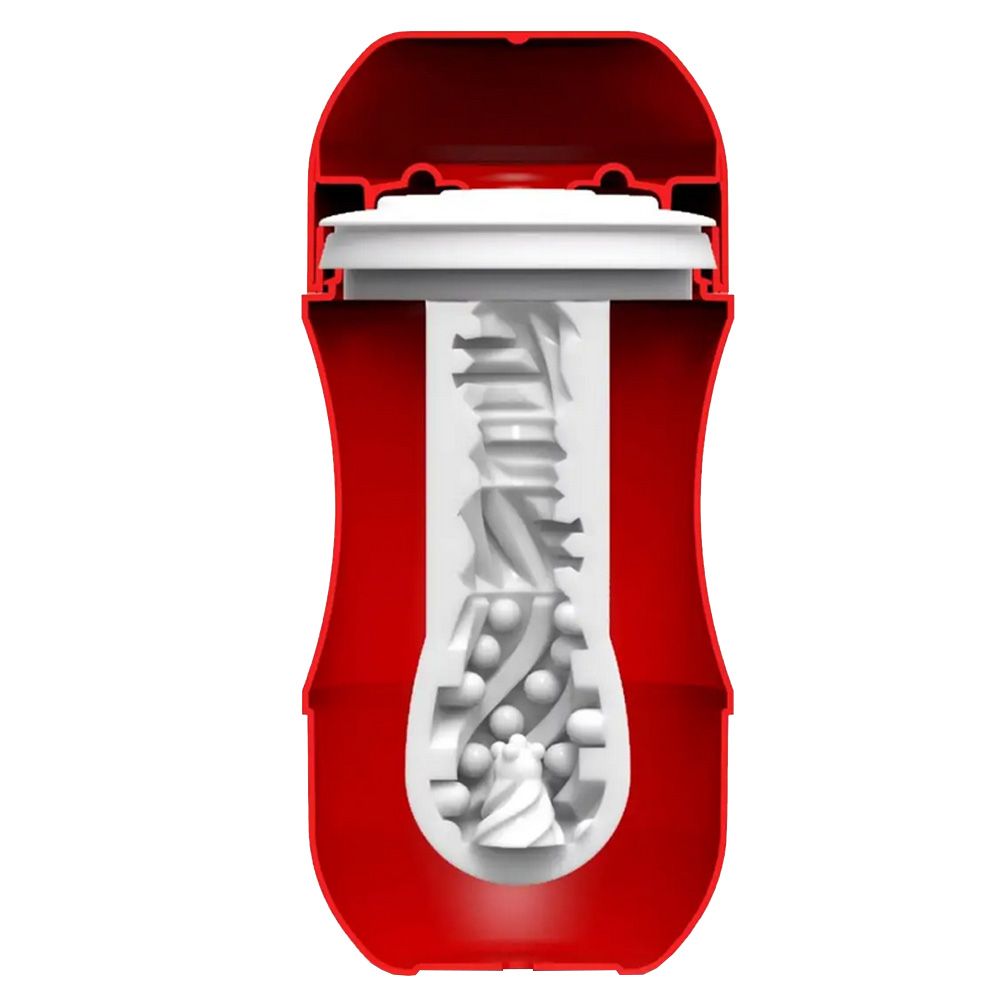 Мастурбатор Tenga Rolling Tenga Gyro Roller Cup (белый)