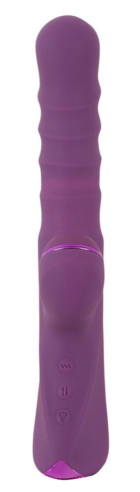 Вибратор-кролик Javida 3 Function Thrusting Thum, 23.7 см (фиолетовый)