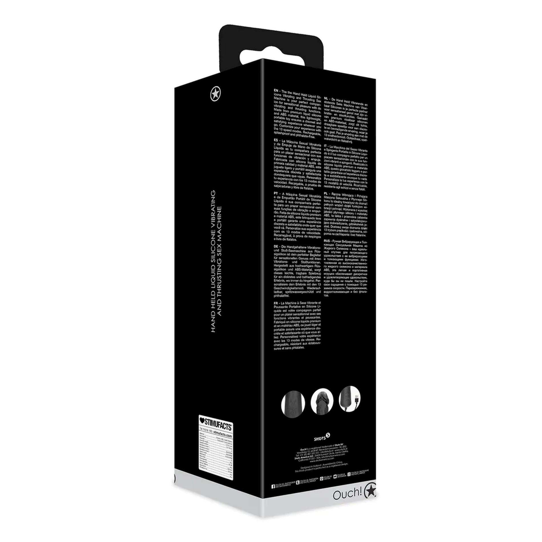 Секс-машина Ouch! Hand Held Liquid Sex Machine