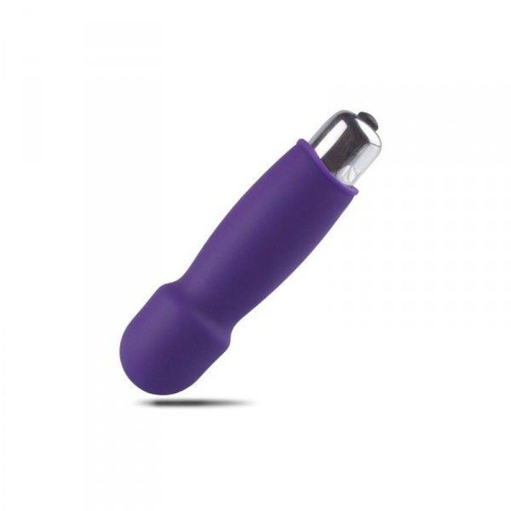 Мини-вибратор Toyz4lovers Mini Finger Fan Wand, 9 см (фиолетовый)