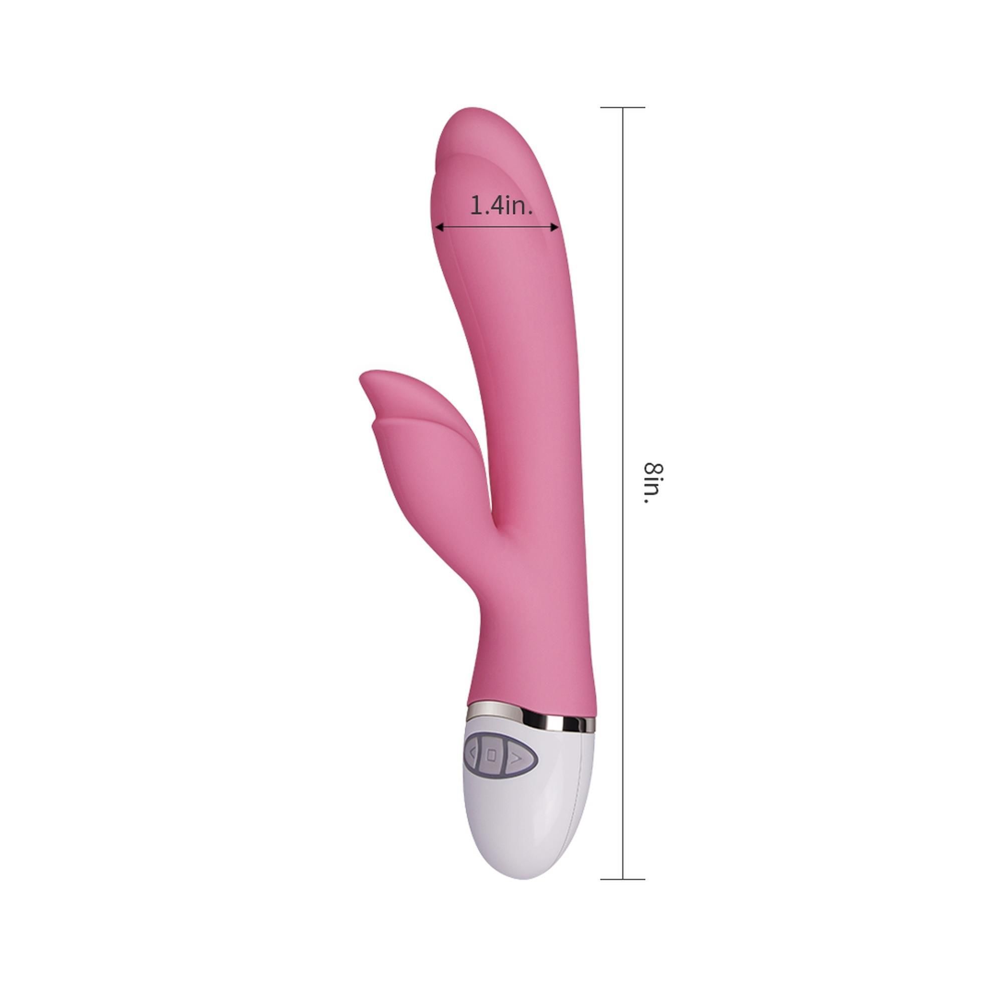 Wibrator królik  LoveToy  Dreamer II,  20,5 cm (różowy)