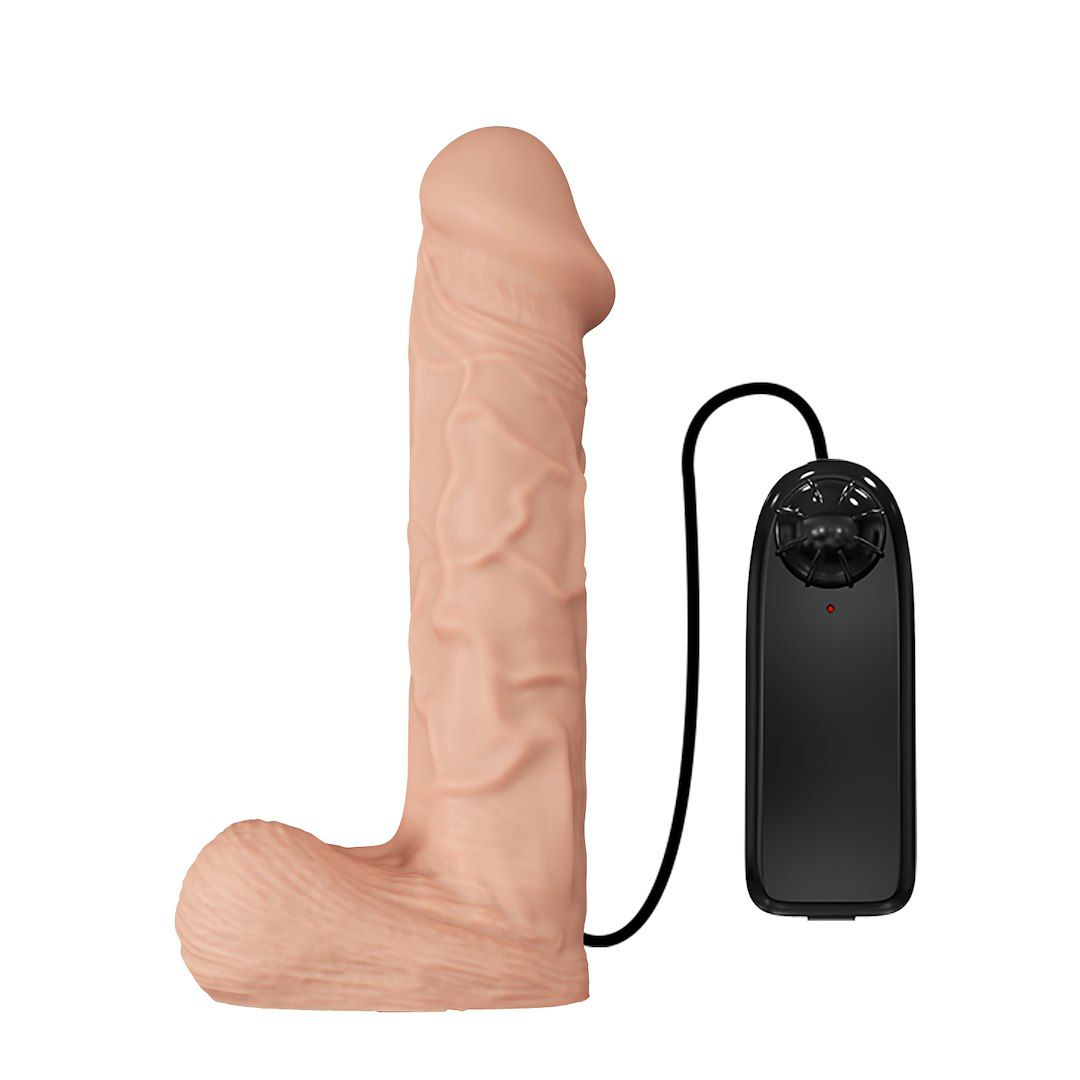 Strap On Baile Ultra Passionate Harness 10.2", 26 cm (w kolorze cielistym)