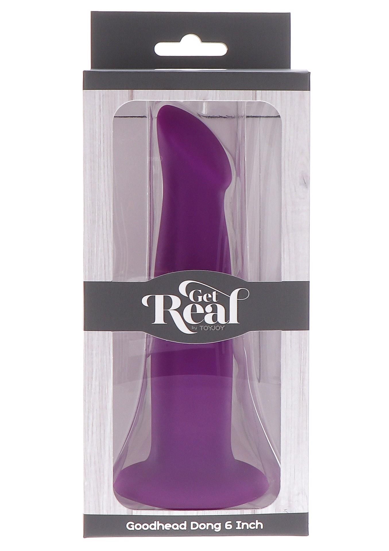 Фаллоимитатор Toy Joy Goodhead Dong 6 Inch, 15 см (фиолетовый)