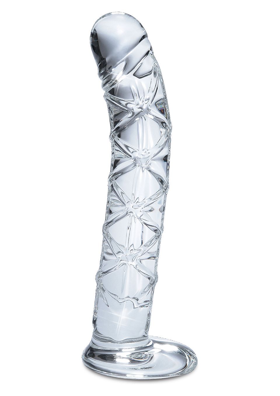Фалоімітатор скляний Icicles No 60, 15 см (прозорий)