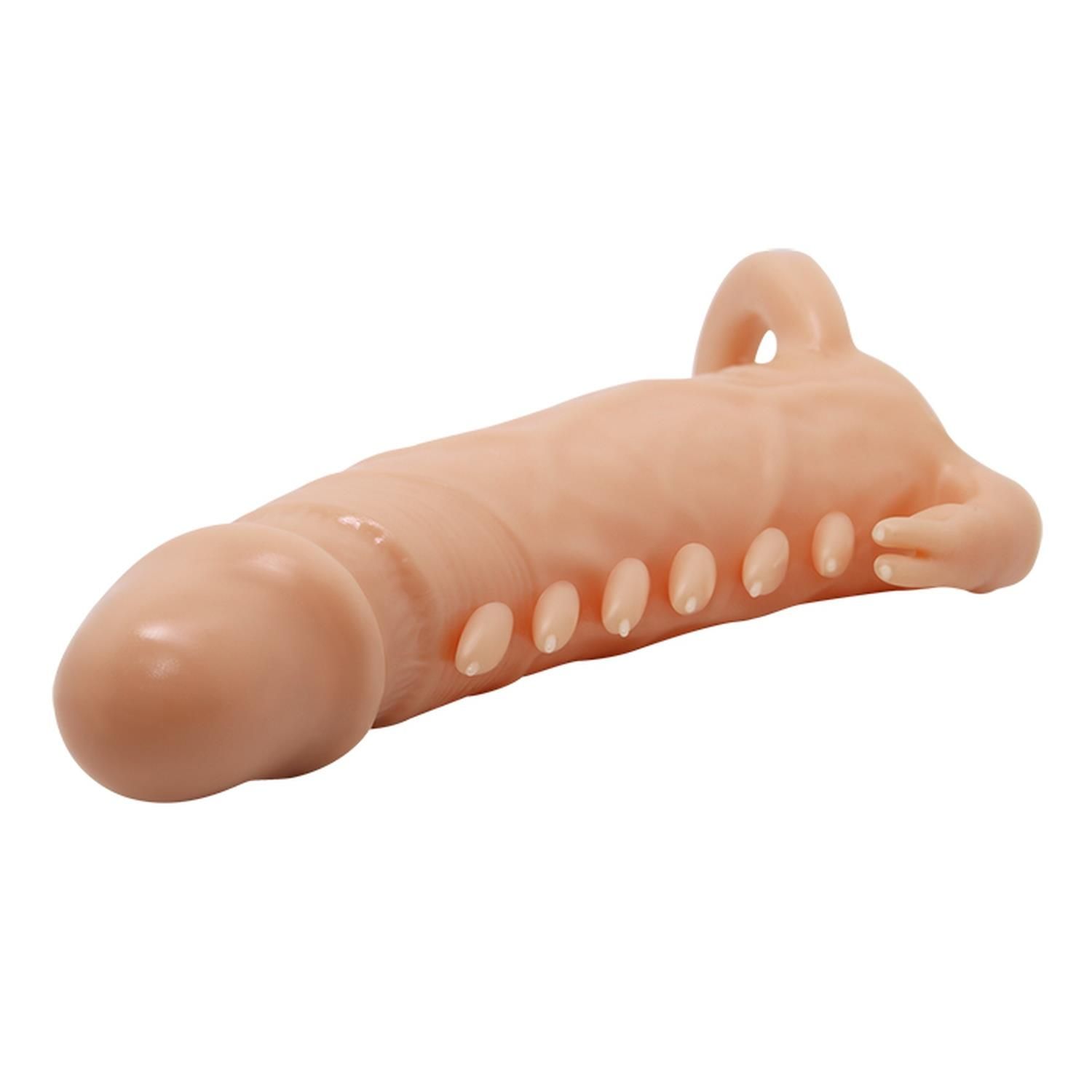 Насадка на пенис LyBaile Penis Sleeve Emmitt,16 см (телесный)