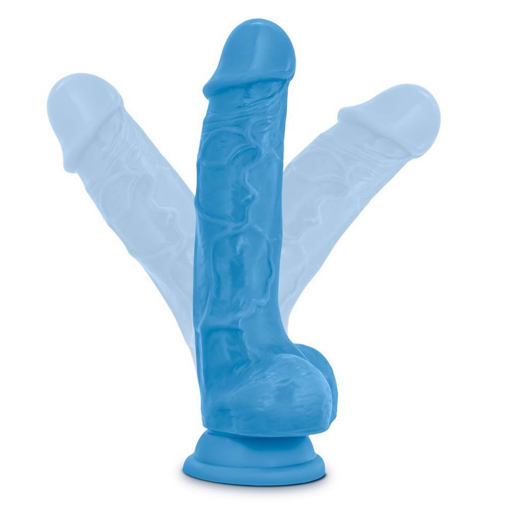 Фаллоимитатор Neo 7.5 With Balls, 19 см (синий)