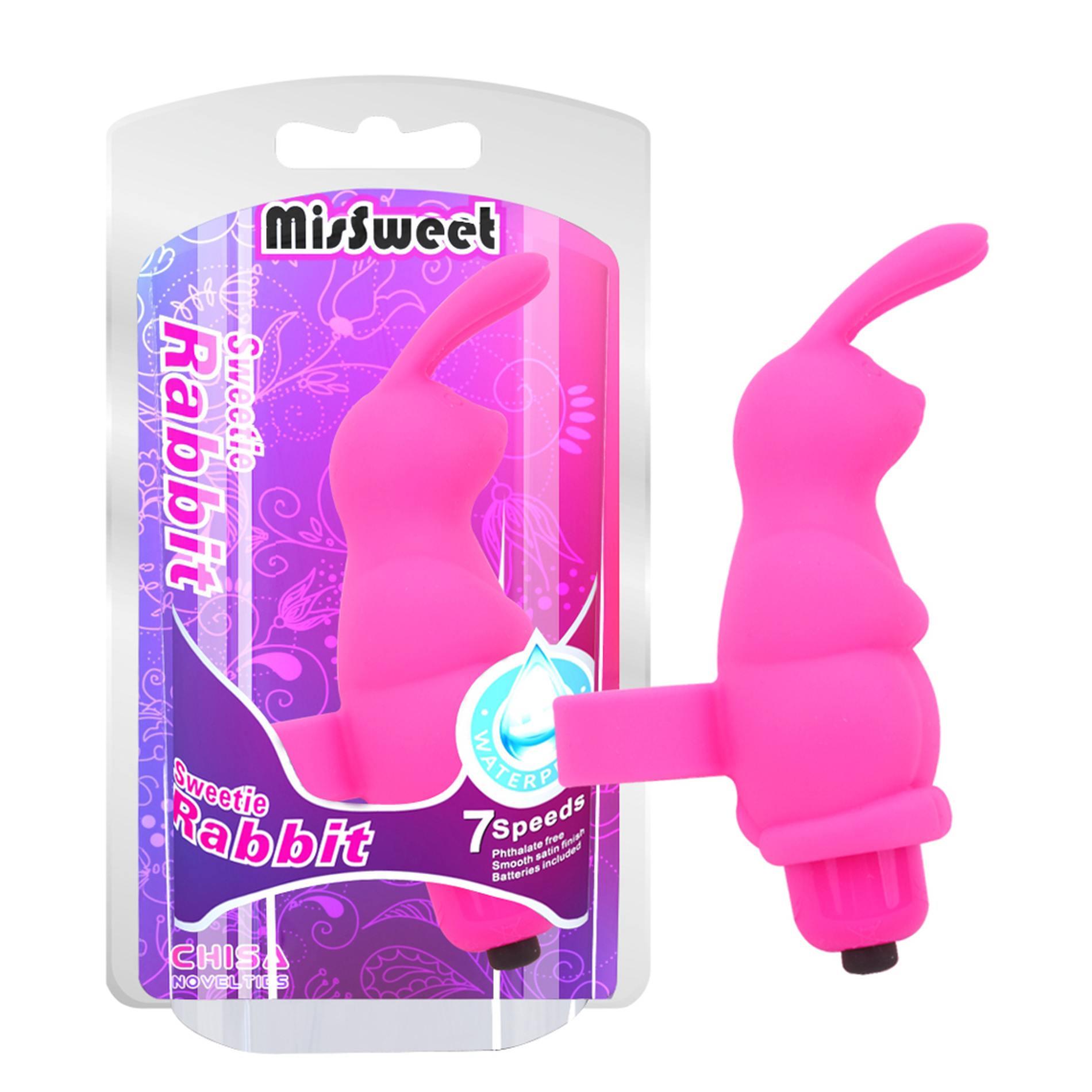 Вибратор MisSweet Sweetie Rabbit, 10 см (розовый)