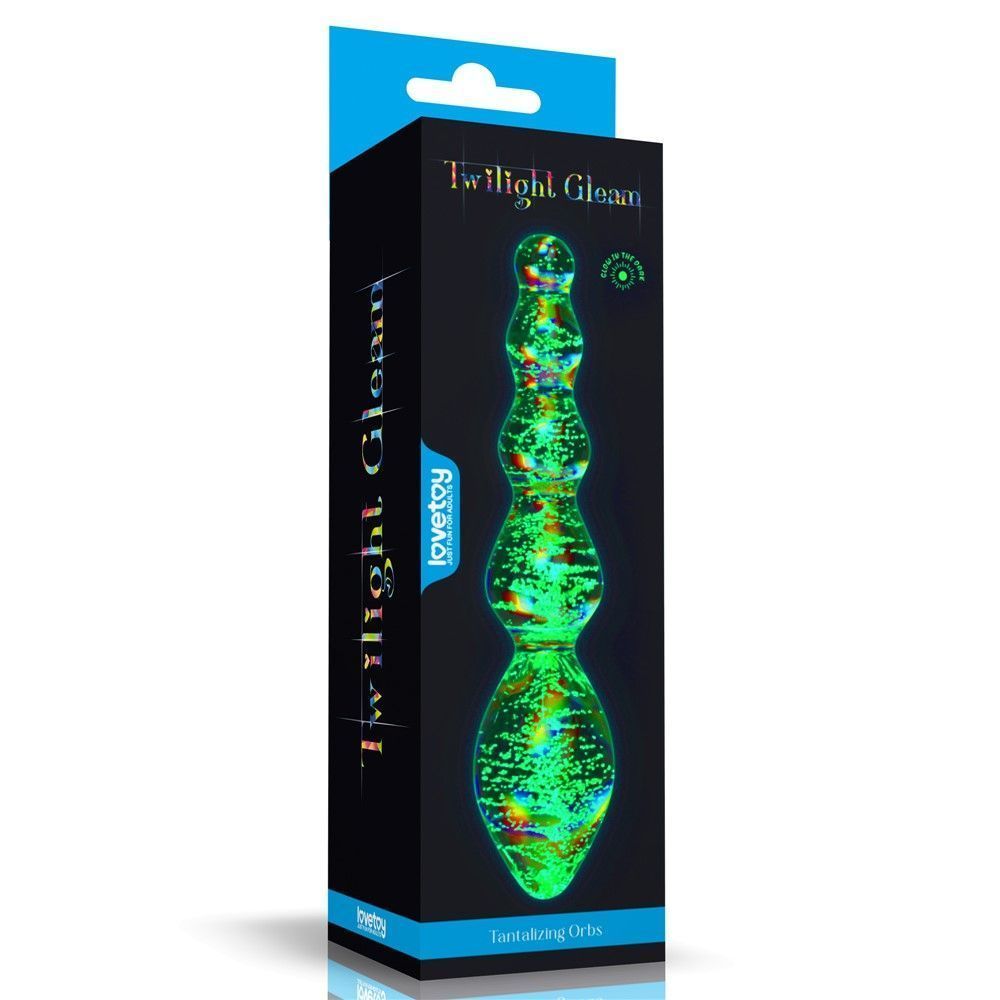 Фаллоимитатор Twilight Gleam Tantalizing Orbs, 16.3 см (зеленый)