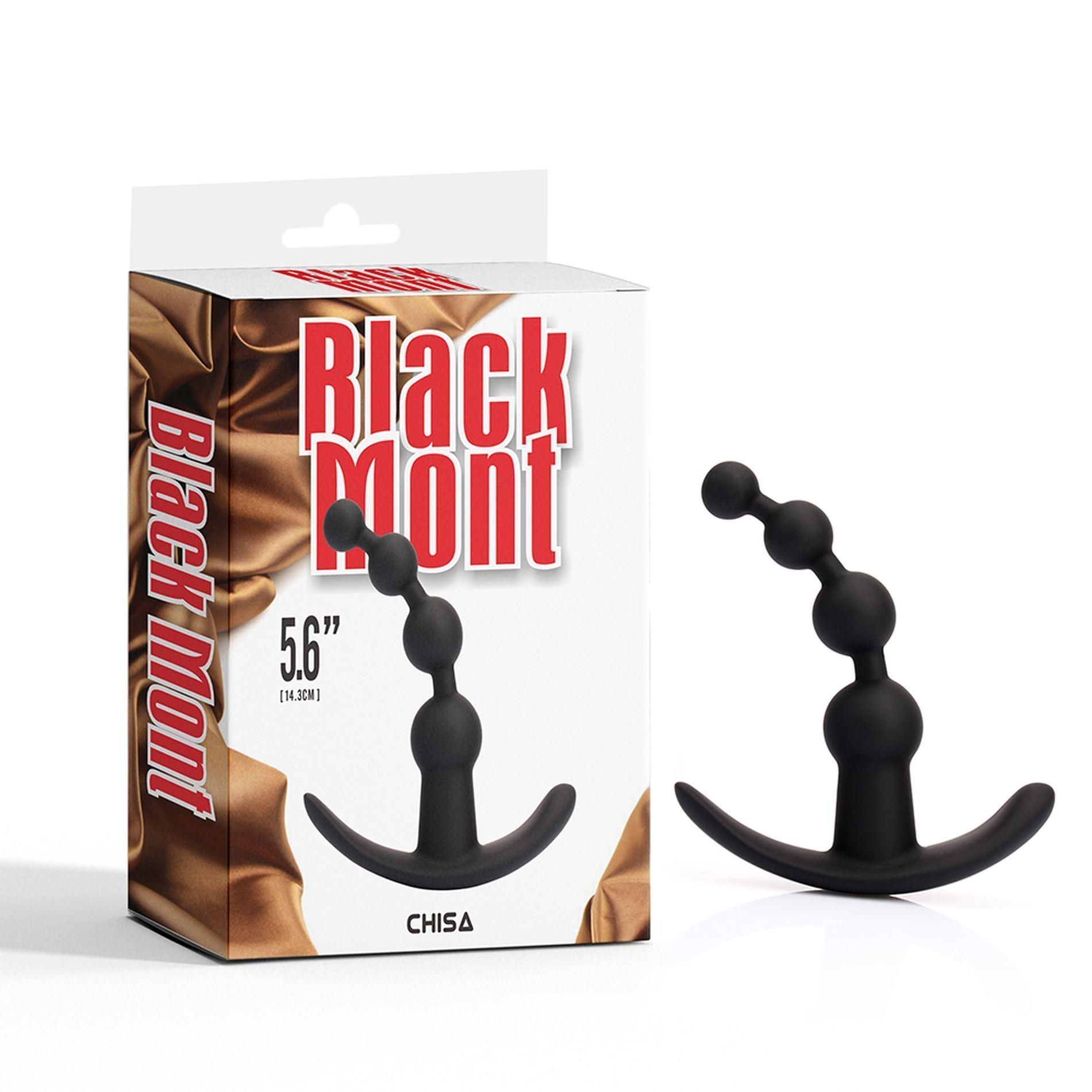Анальна пробка Black Mont Renegade, 12.6 см (чорна)