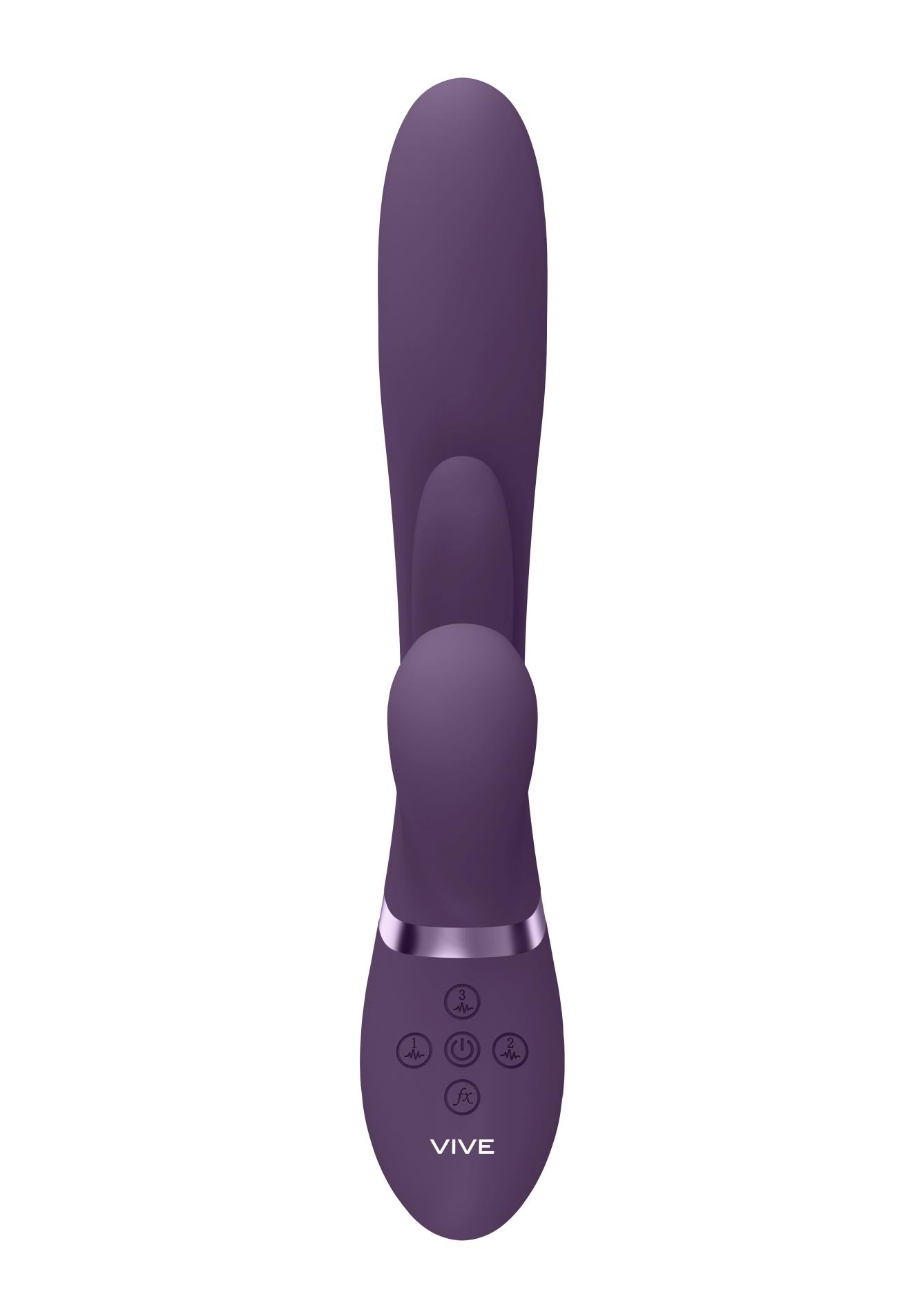 Vive Kura - Wibrator, Fioletowy, 24.9 cm