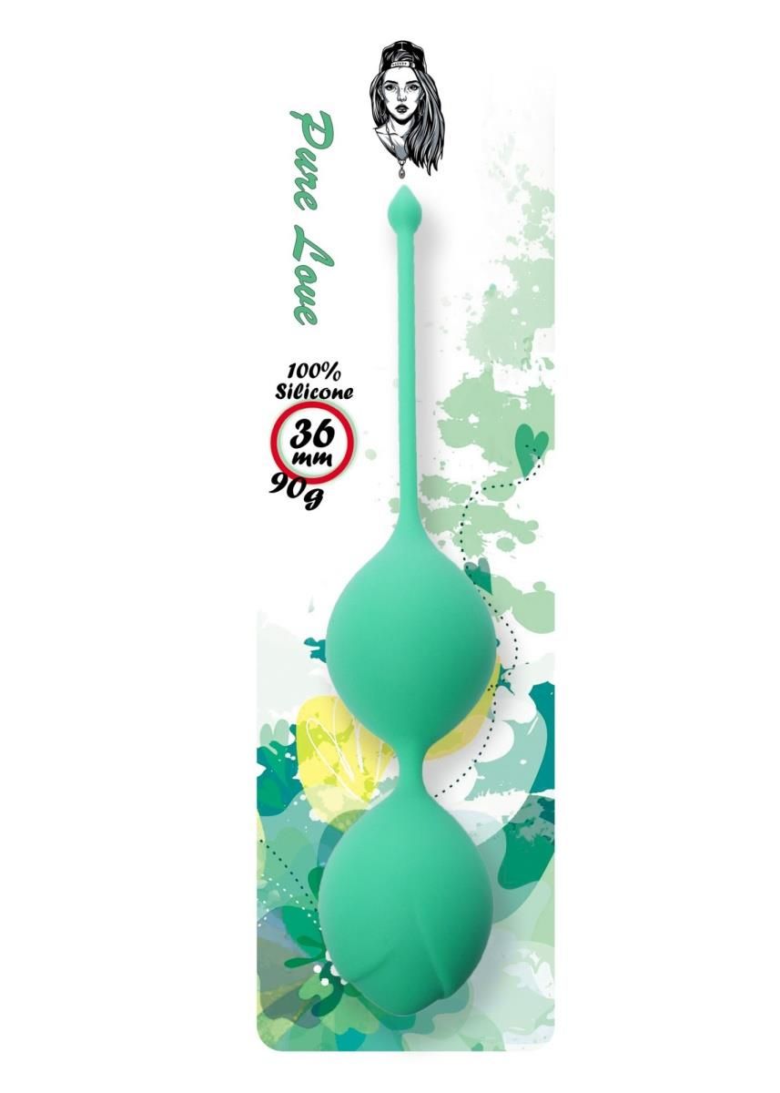 Вагинальные шарики Boss Series Kegel Balls, 20 см (мятный)