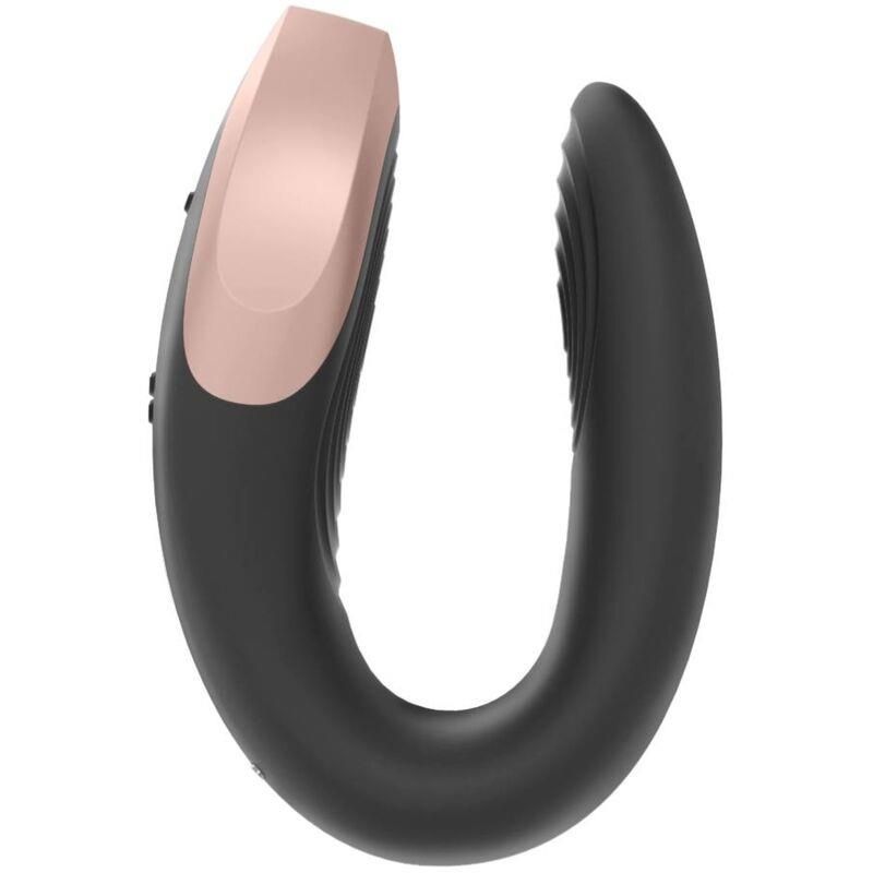 Вібратор для пар Satisfyer Double Love, 8,6 см (чорний)