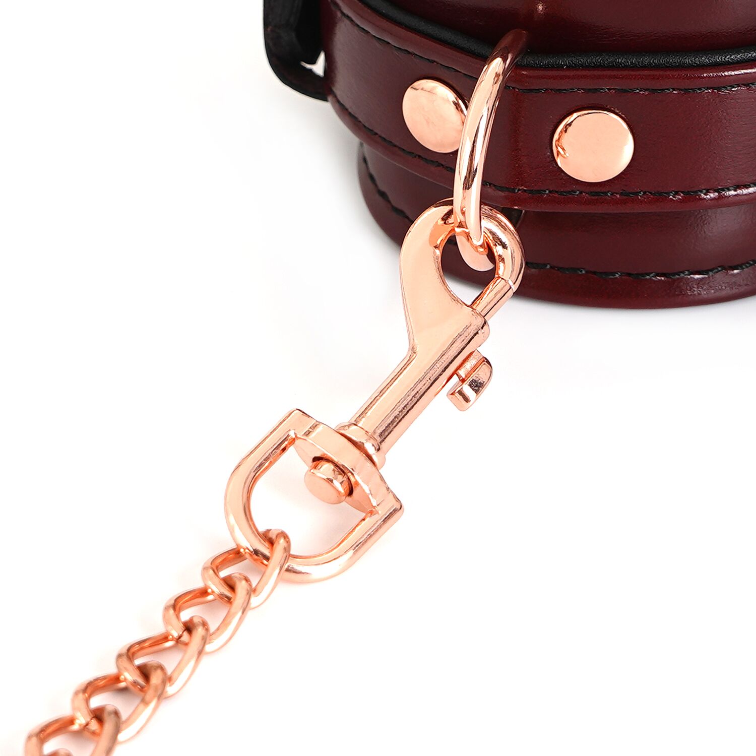 Наручники Liebe Seele Wine Red Handcuffs, 27 см (бордовый)