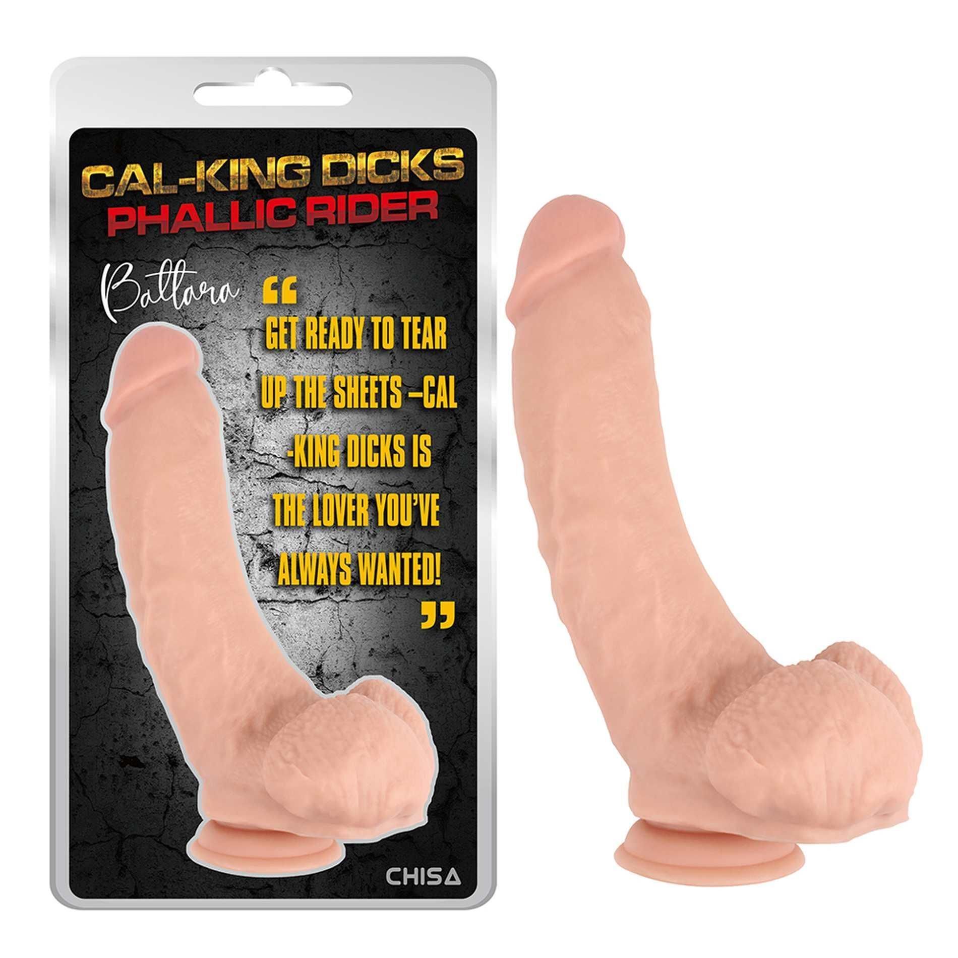Фаллоимитатор Cal-King Dicks Phallic Rider, 22.5 см (телесный)