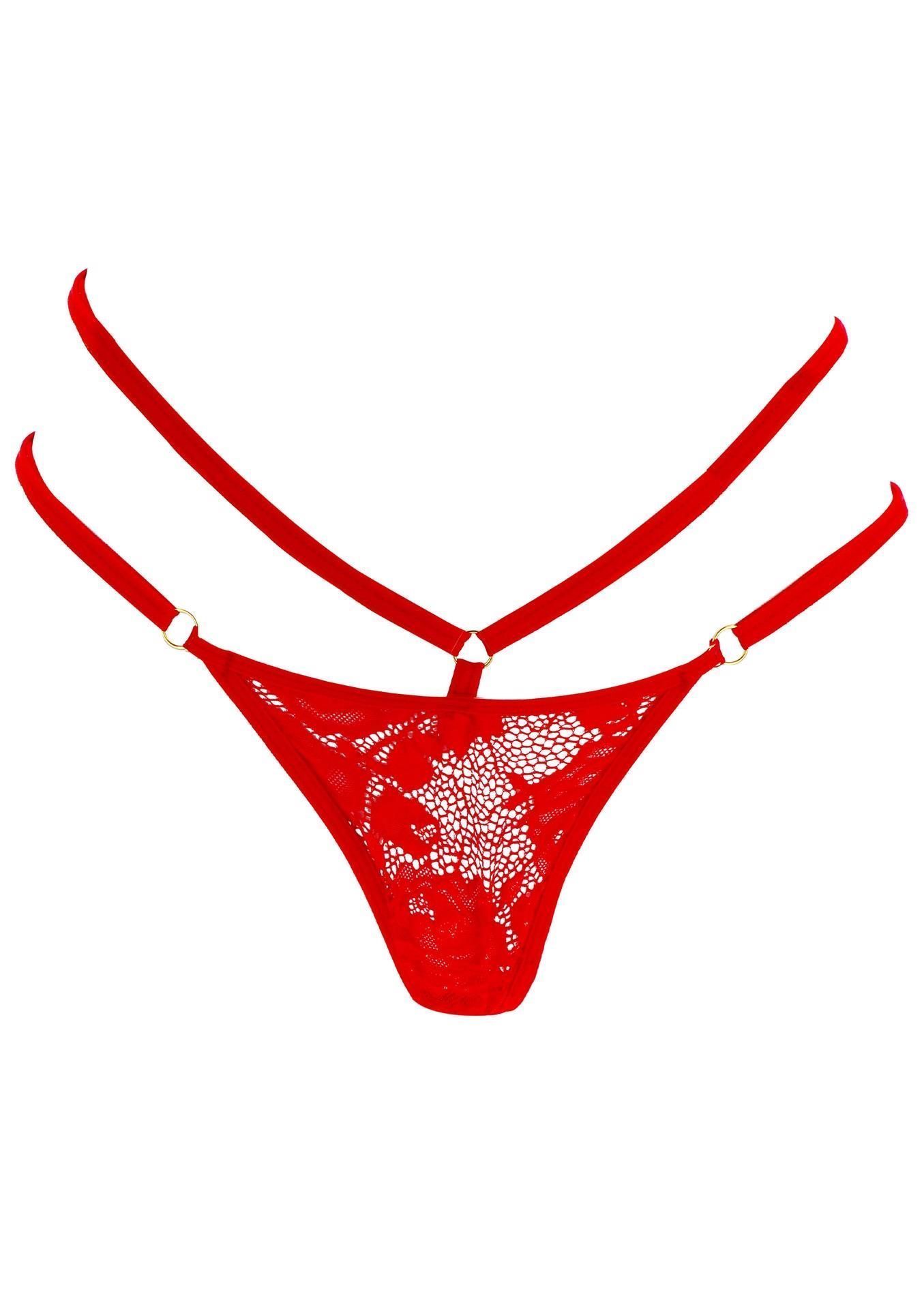 Вибратор в трусики Toy Joy Divine The Sensual Panty Pleaser, 9 см  (красный)