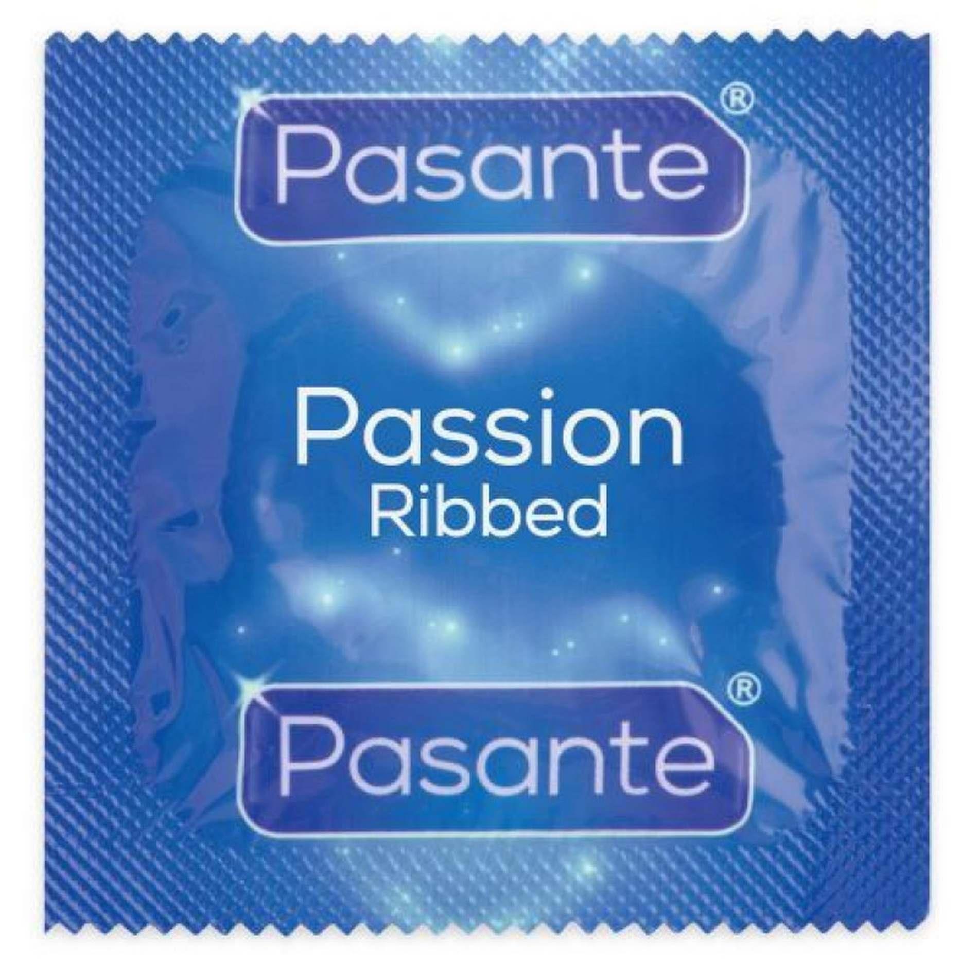 Презервативы Pasante Ribbed Passion, 3 шт