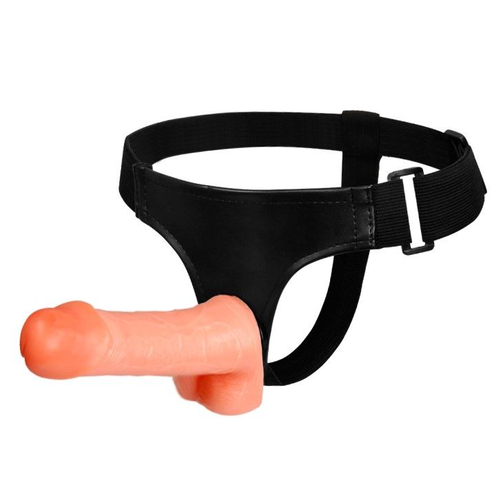 Страпон Baile Ultra Passionate Harness Sensual Comfort, 18,5 см (телесный)