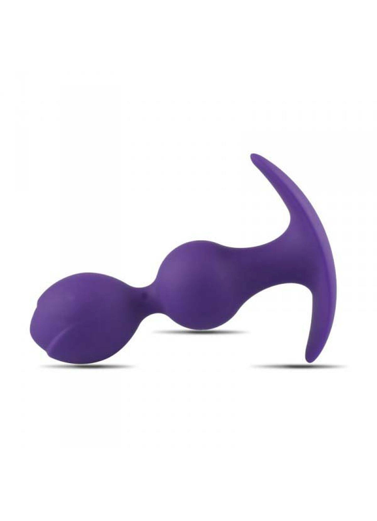 Анальна пробка Toyz4lovers Plug-Plug Anale Pull Balls Touch, 11 см (фіолетовий)