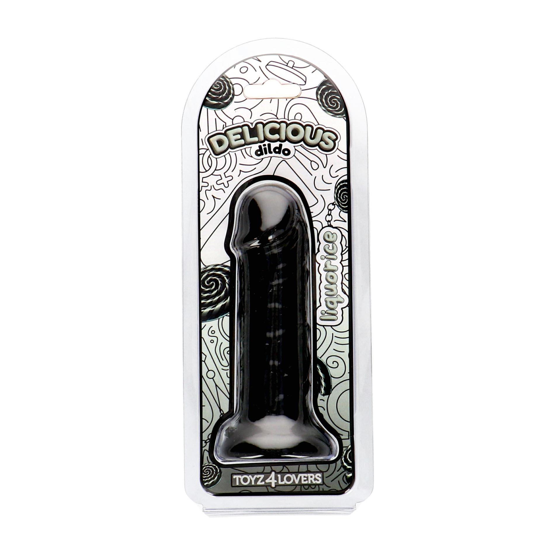 Фаллоимитатор Toyz4lovers Delicious Licorice, 15 см (черный)