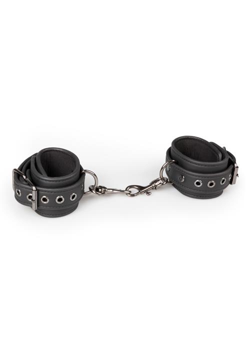 Easytoys Fetish ankle cuffs - Kajdanki na kostkę, Czarny