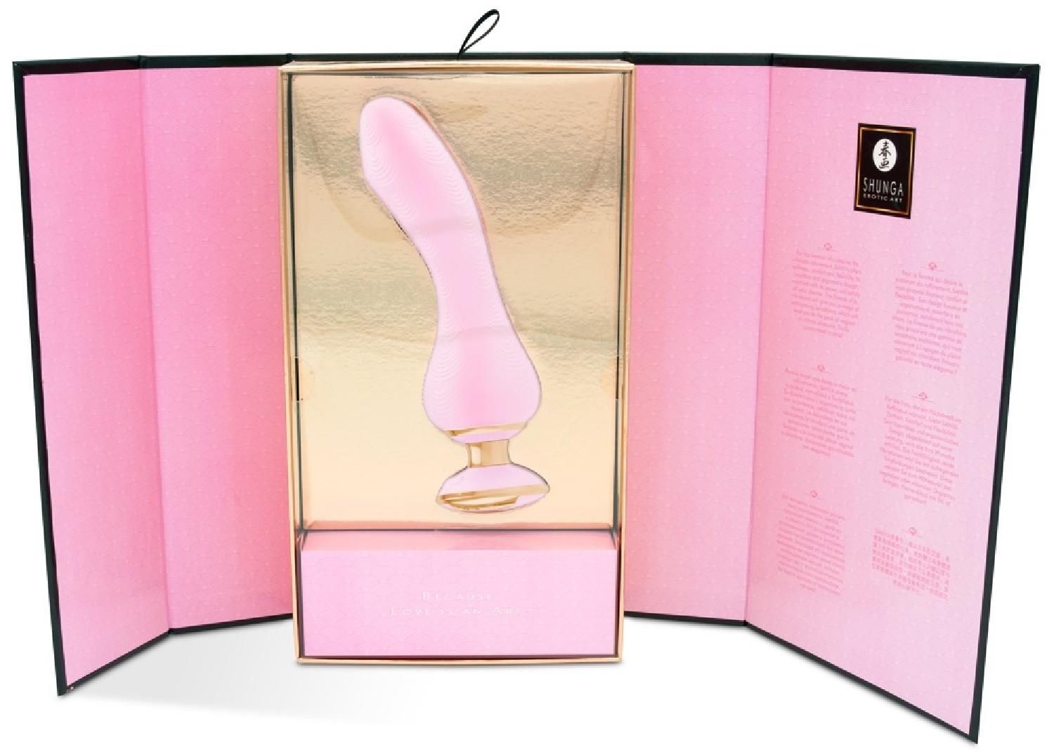 Вібратор Shunga Sanya Intimate, 18.5 см (рожевий)