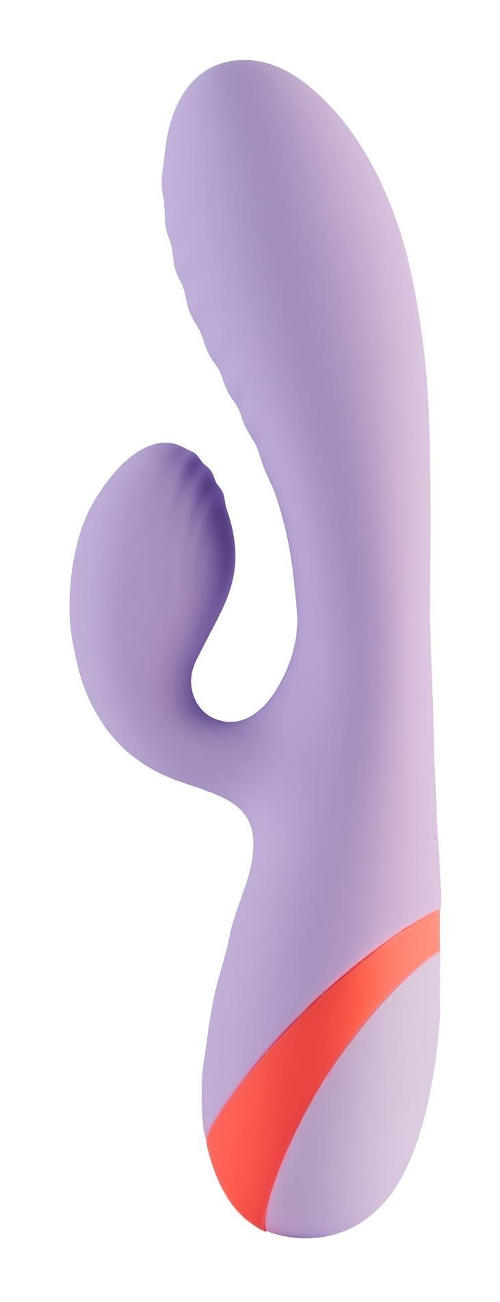 Wibrator królik Dream Toys Twin Toned Duo, 19 cm (fioletowy)