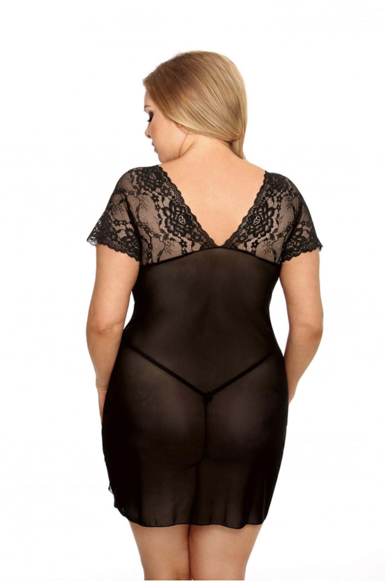 Komplet erotyczny Anais Marina, 3XL/4XL (czarny)