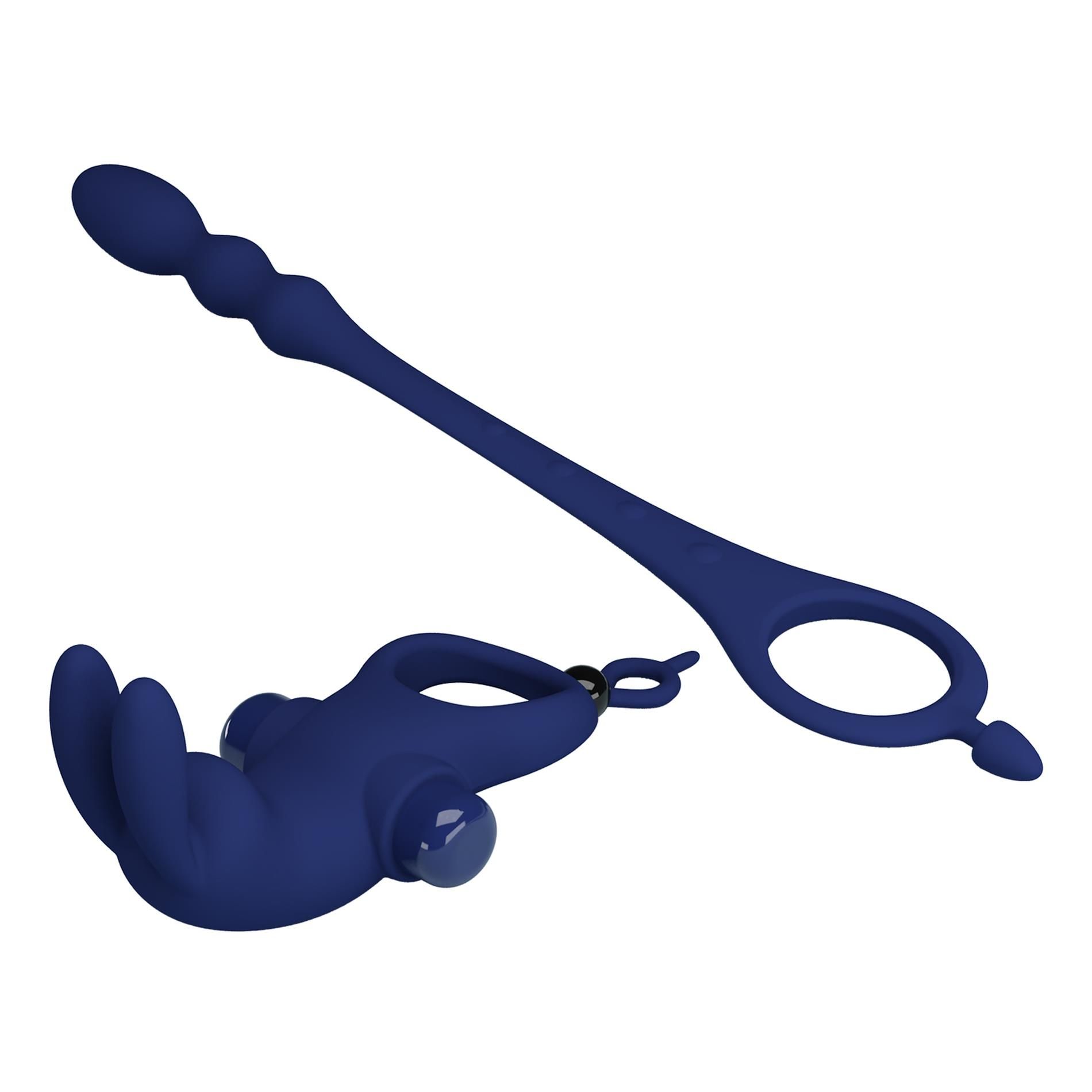 Набор игрушек Pretty Love Powerful Ring, 24,5 см (синий)