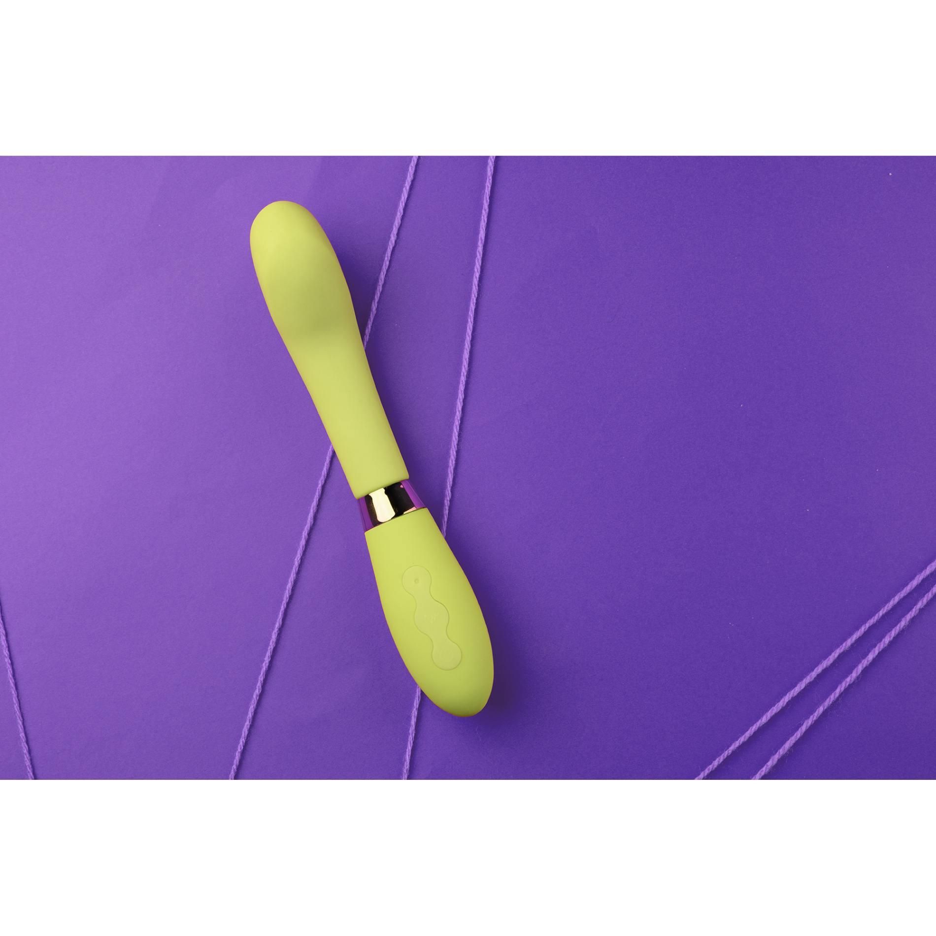 Вибратор Loveline G-Spot, 20.5 см (желтый)