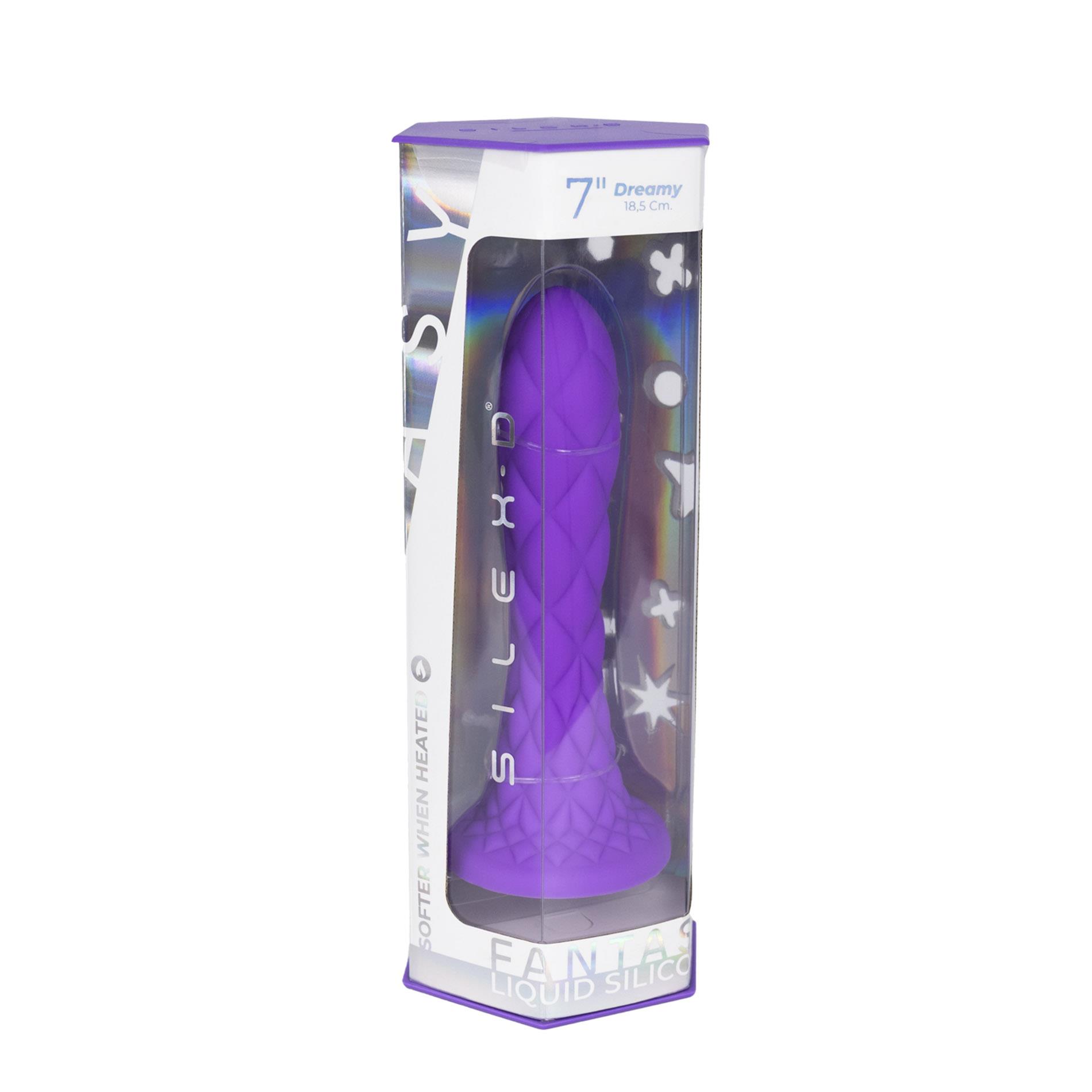 Фаллоимитатор Silexd Fantasy Line Dreamy 7”, 18.5 см (фиолетовый)