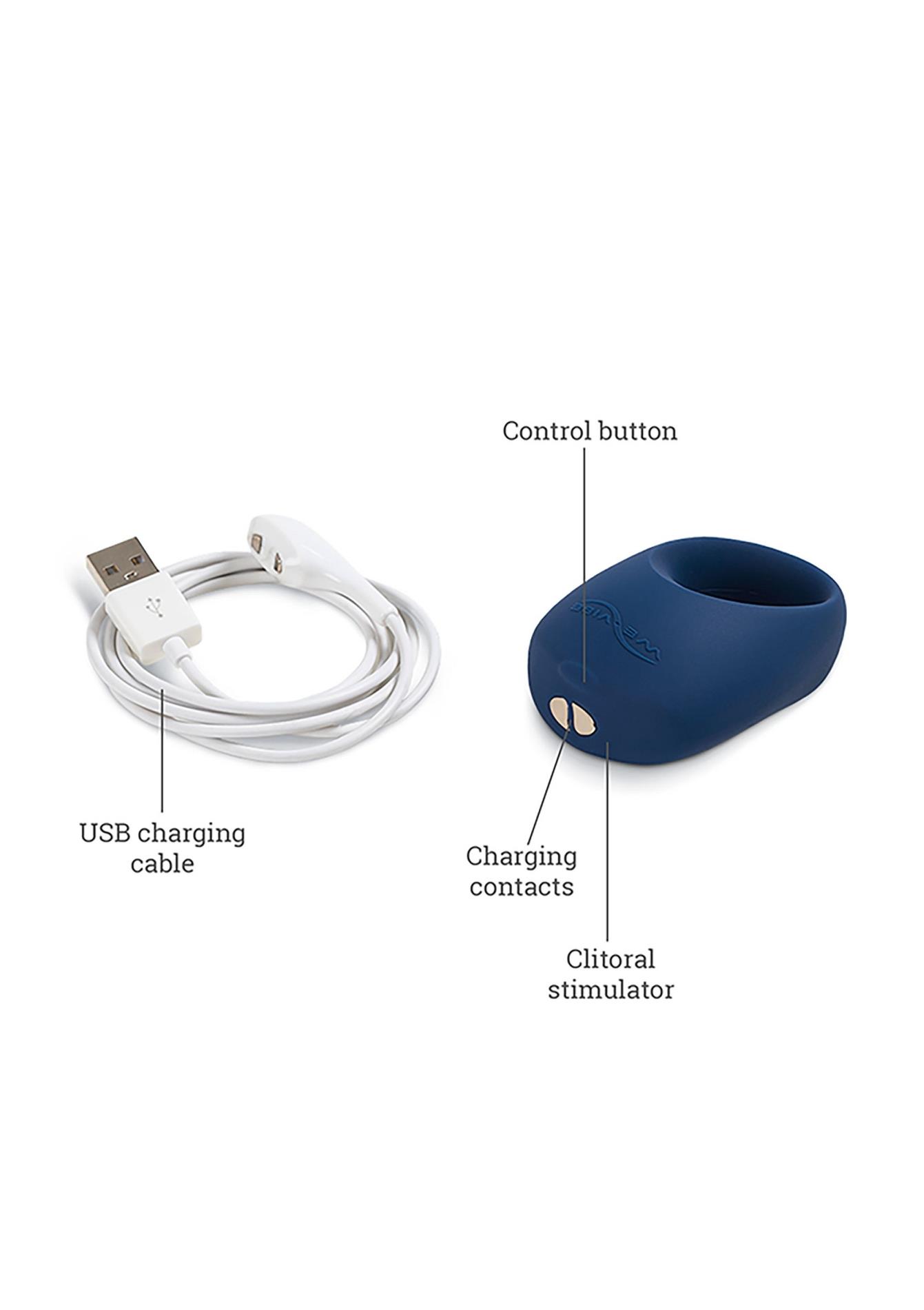 Виброкольцо We-Vibe Pivot Blue, 7.1 см (синий)