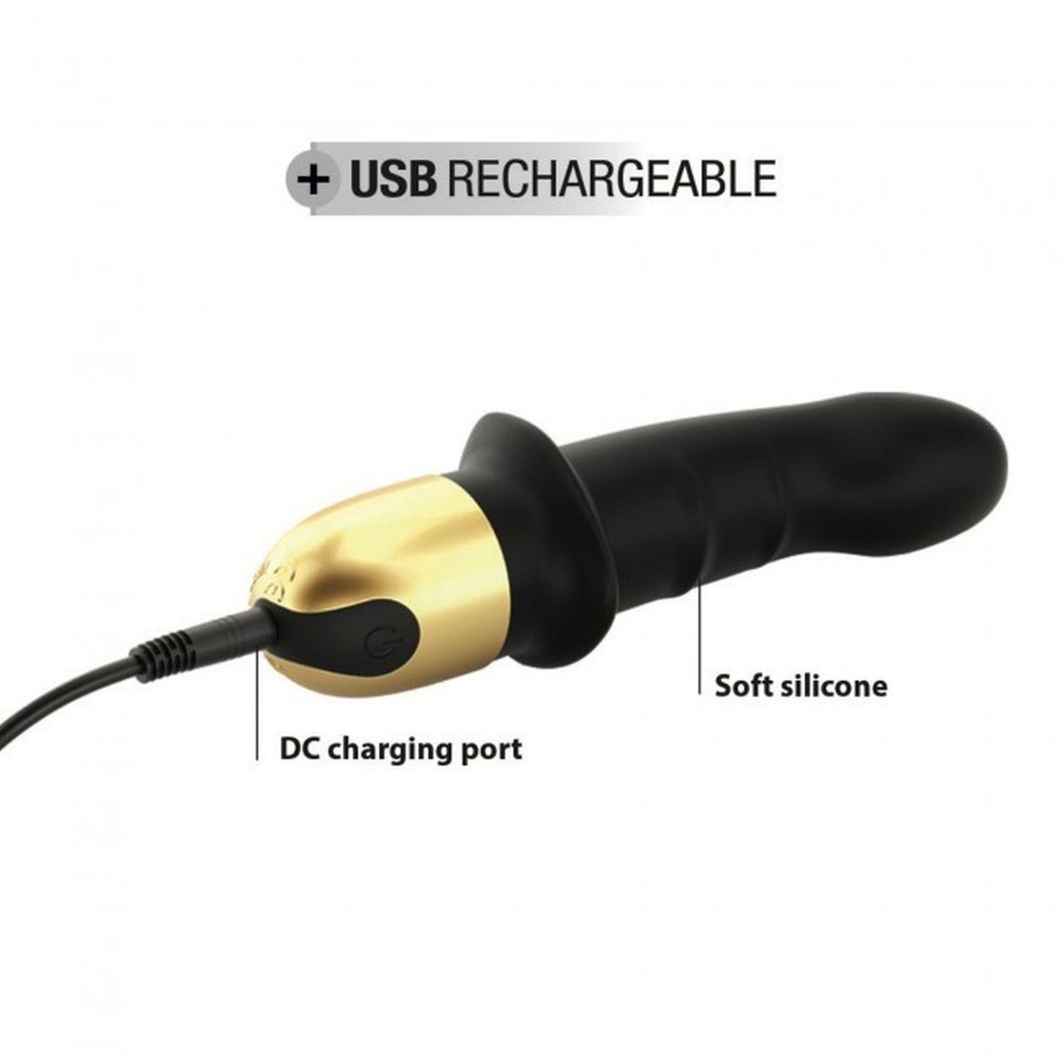 Вібратор Dorcel Mini Lover 2.0, 16,5 см (чорний)