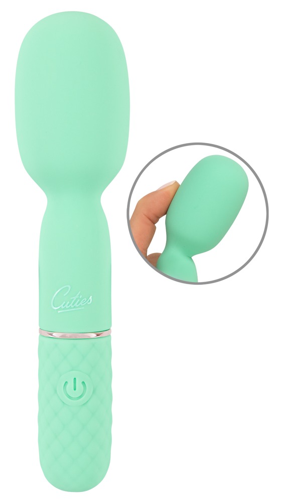 Вибратор Cuties Mini Wand 5.Gen, 13.4 см (зеленый)