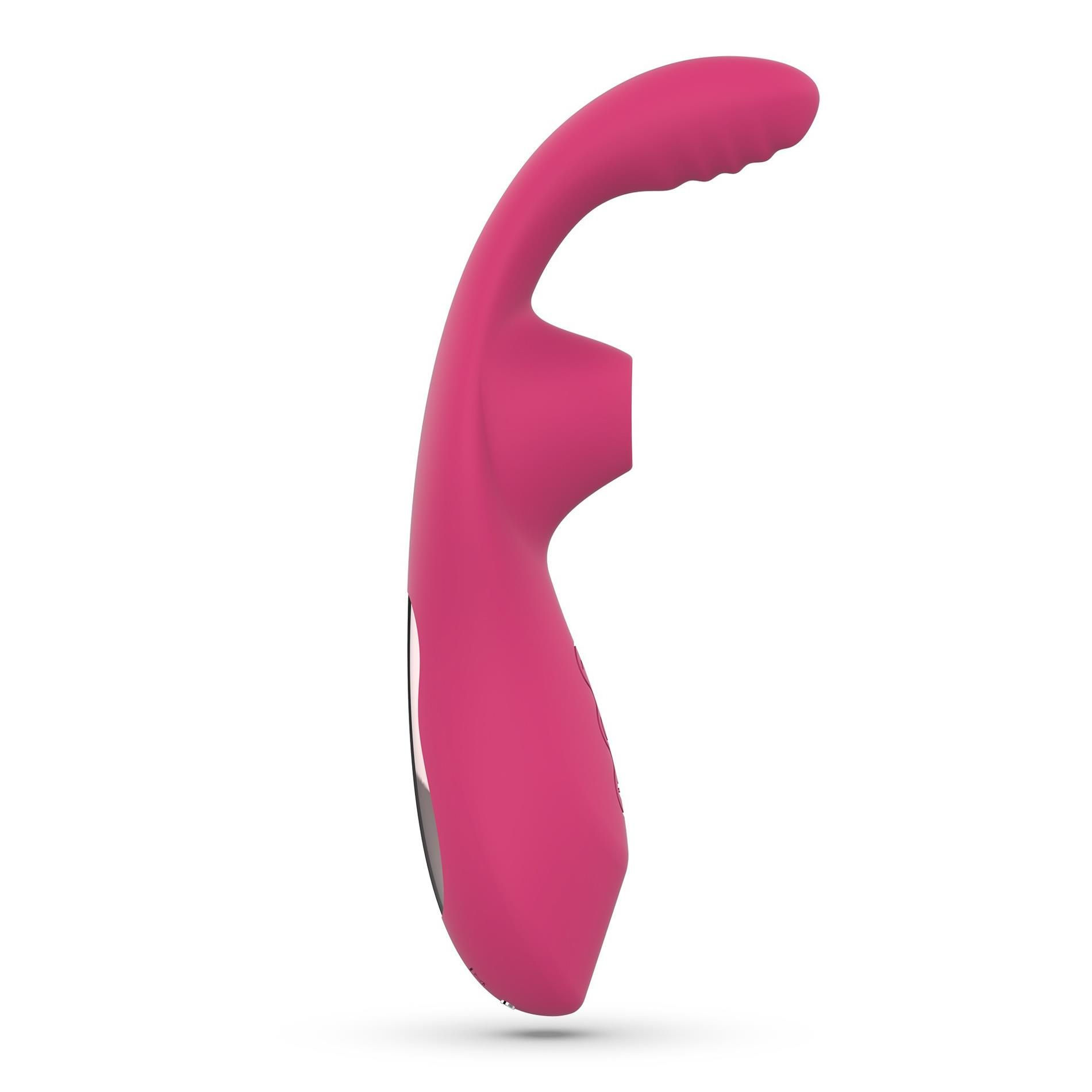 Stymulator łechtaczki Crushious Cyrano, 18 cm (różowy)