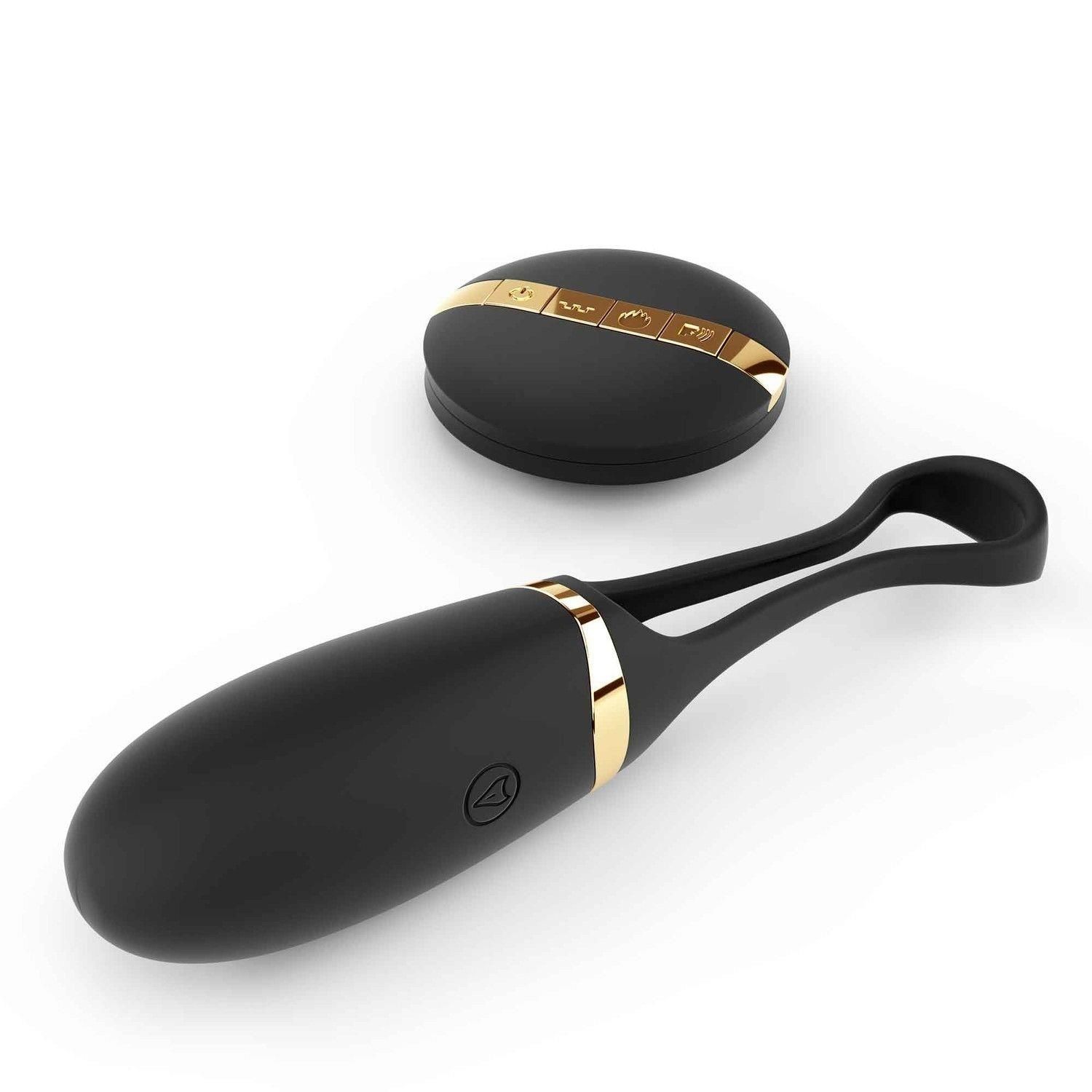 Виброяйцо Dorcel Secret Delight Gold, 12,5 см (чёрный)