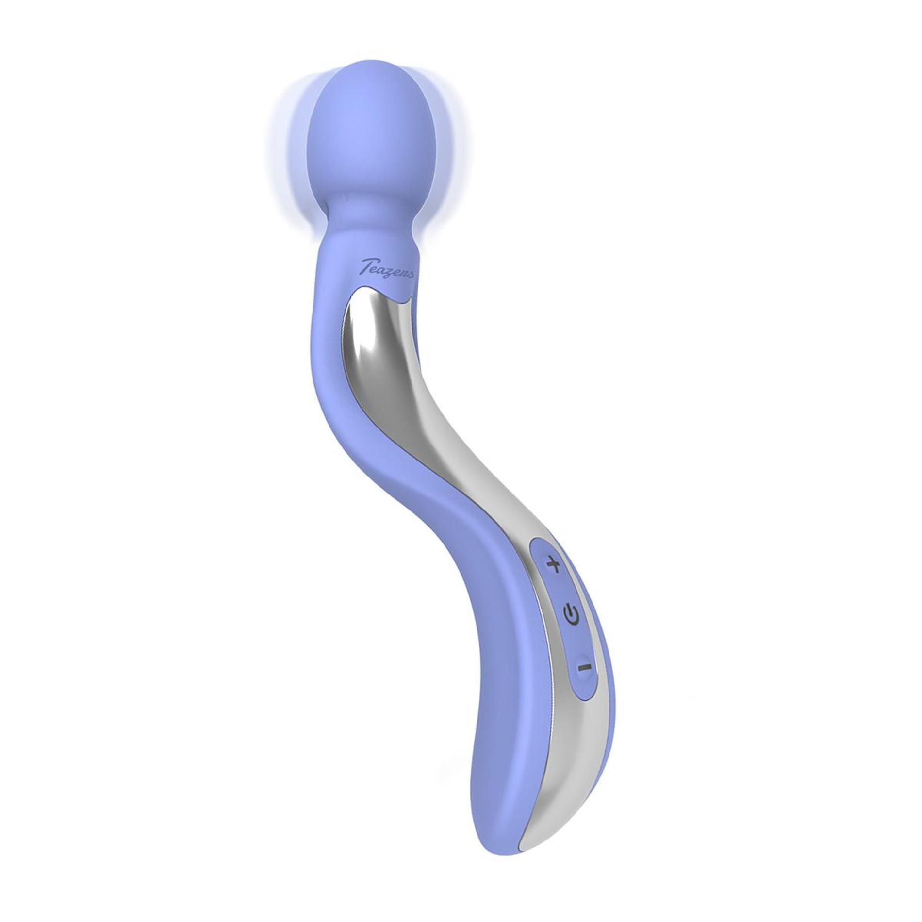 Вибромассажер Teazers Curved Wand, 20.3 см (сиреневый)