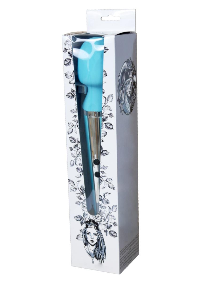 Вибромассажер B - Series Magic Massager Genius, 31.5 см (голубой)