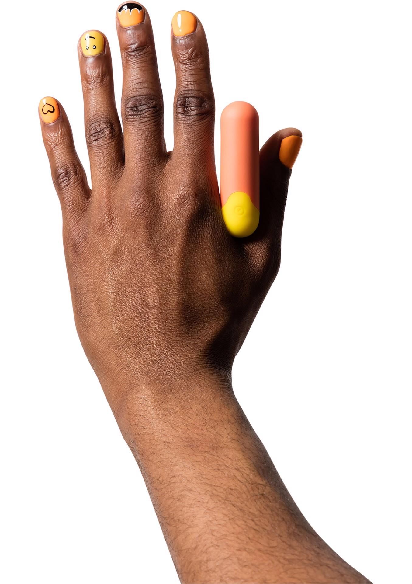 Вибратор для клитора Romp Riot, 7 см (оранжевый)