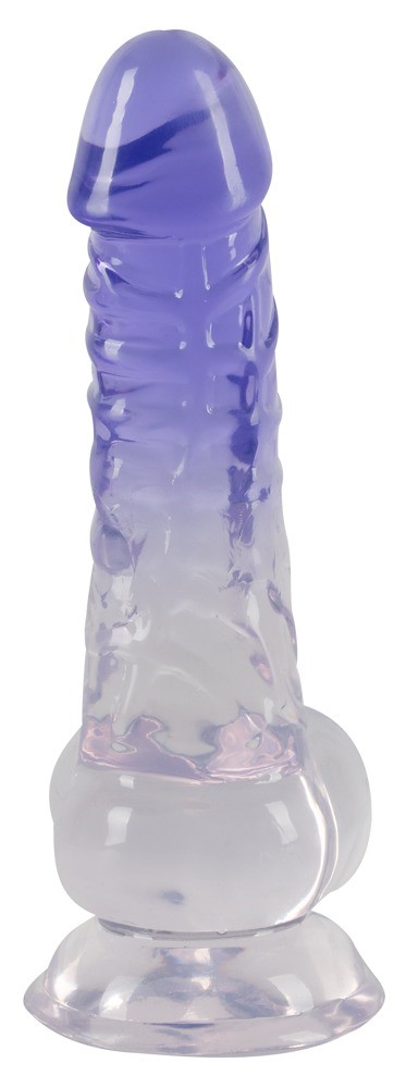 Фаллоимитатор Crystal Clear, 19.5 см (синий)
