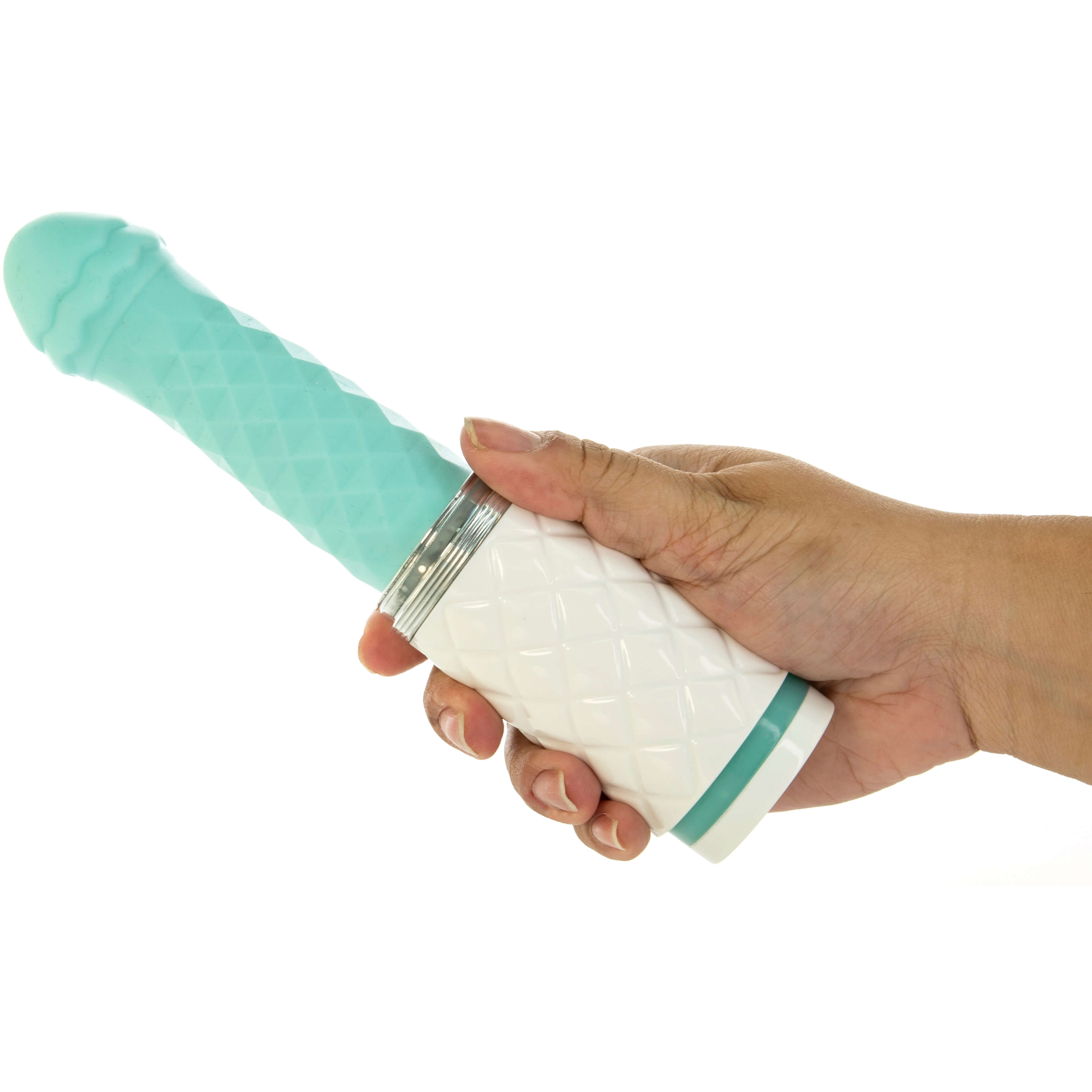 Вибратор Pillow Talk Feisty Thrusting, 21 см (бирюзовый)