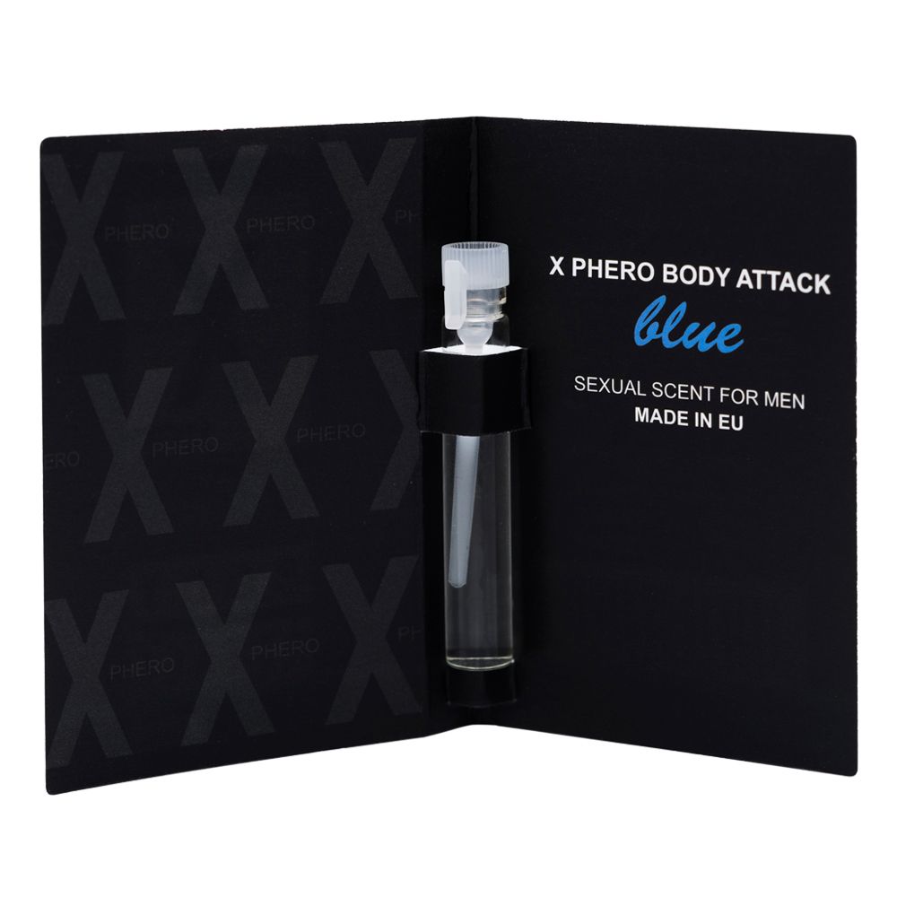 Мужские духи с феромонами X-Phero Body Attack Blue, 1 мл