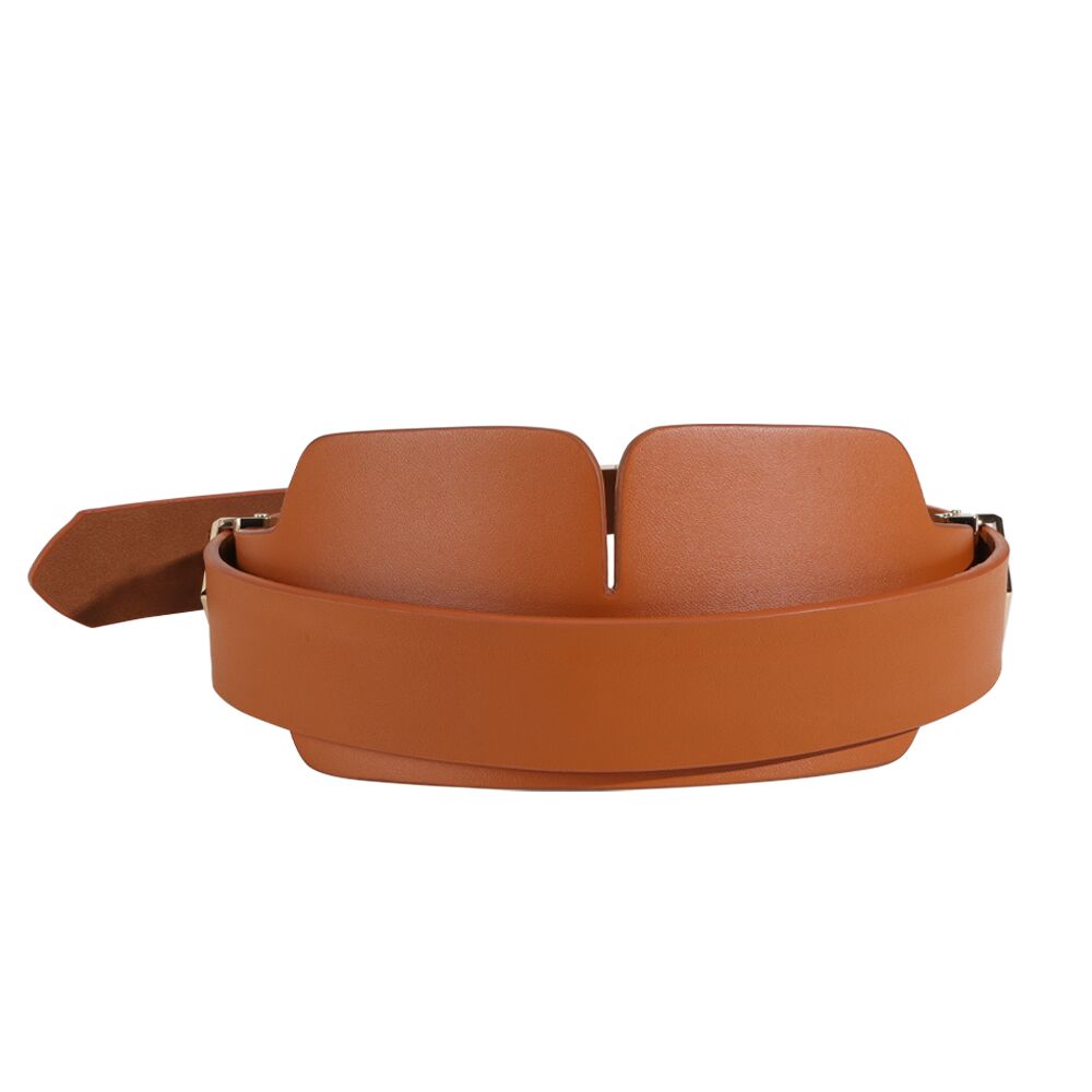 Маска на глаза Lockink Luxury Leather Blindfold Kit (коричневый)