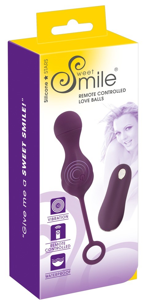 Вагинальные шарики Sweet Smile Remote Controlled, 17 см (фиолетовый)