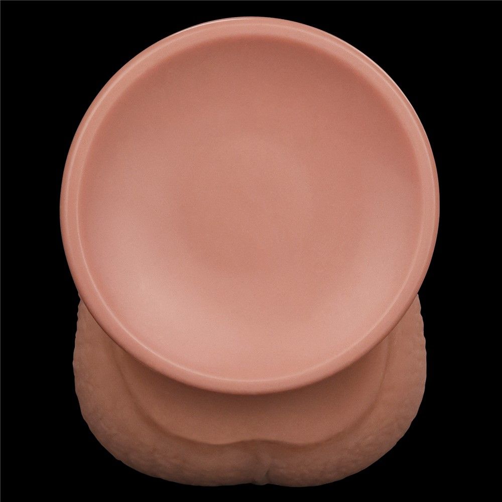 Фаллоимитатор LoveToy Sliding-Skin Dual Layer Dong King Sized, 34 см (телесный)