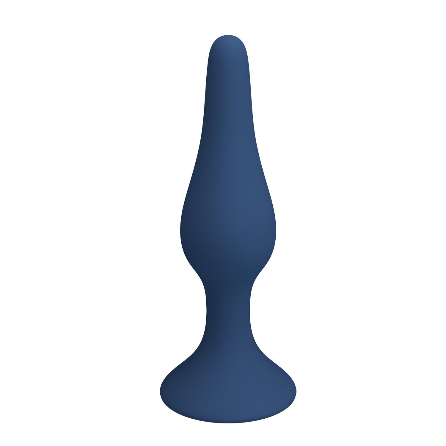 Korek analny MR. Play Slim Anal Plug L, 12,4 cm (niebieski)