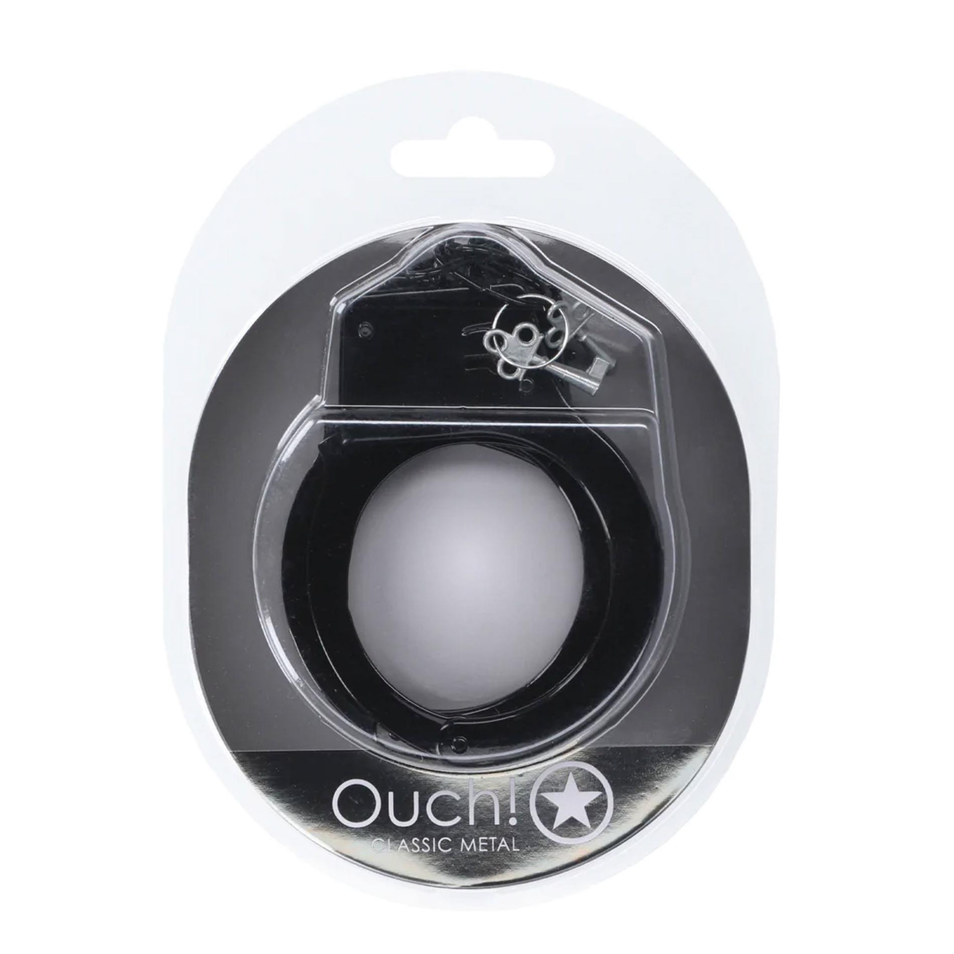 Наручники Ouch! Classic Metal Handcuffs (черный)