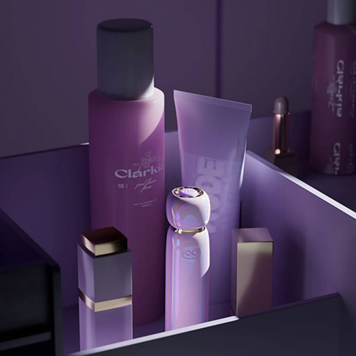 Вакуумный стимулятор клитора Zalo Lia Floral (фиолетовый)