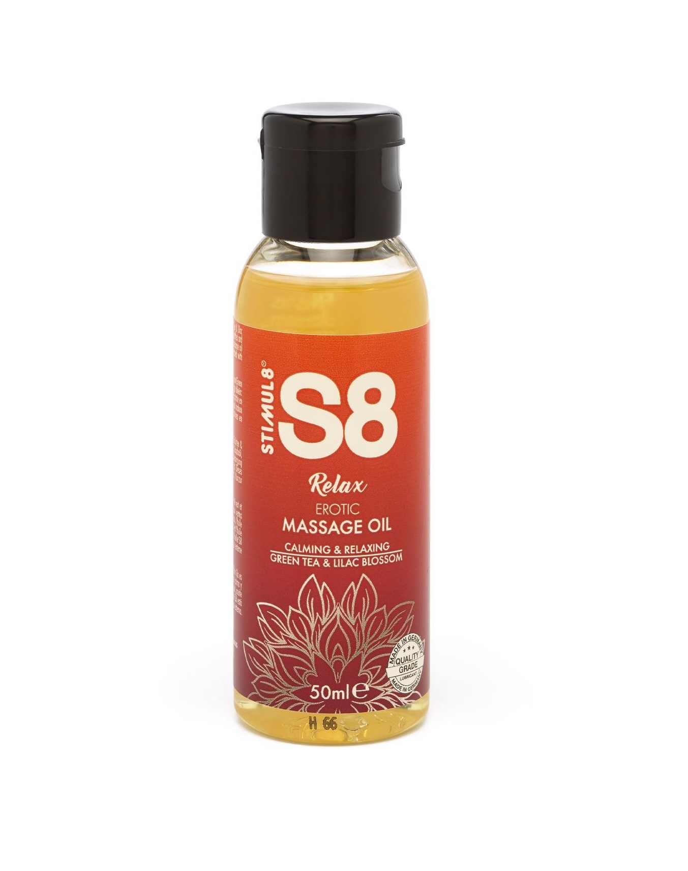 Массажное масло S8 Massage Oil Green Tea & Lilac Blossom, 50 мл